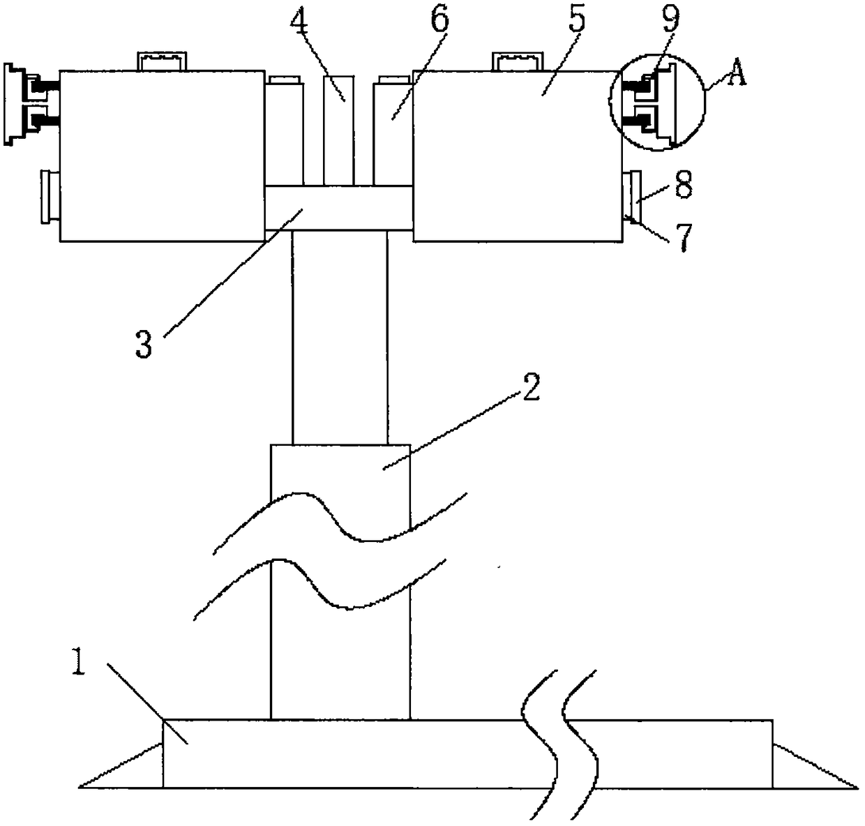 Atomizing spraying device for respiratory medicine