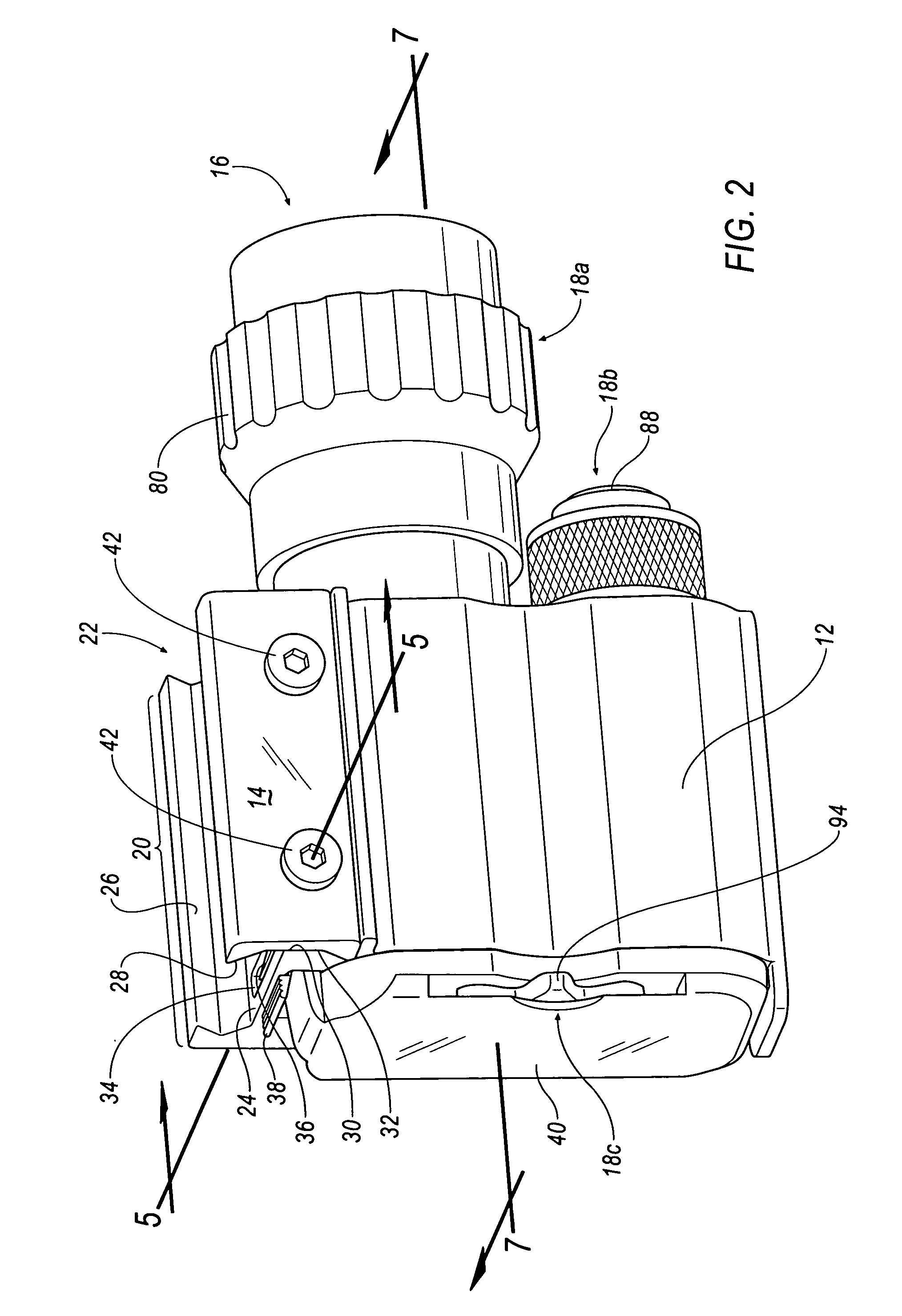 Firearm target illumination implement