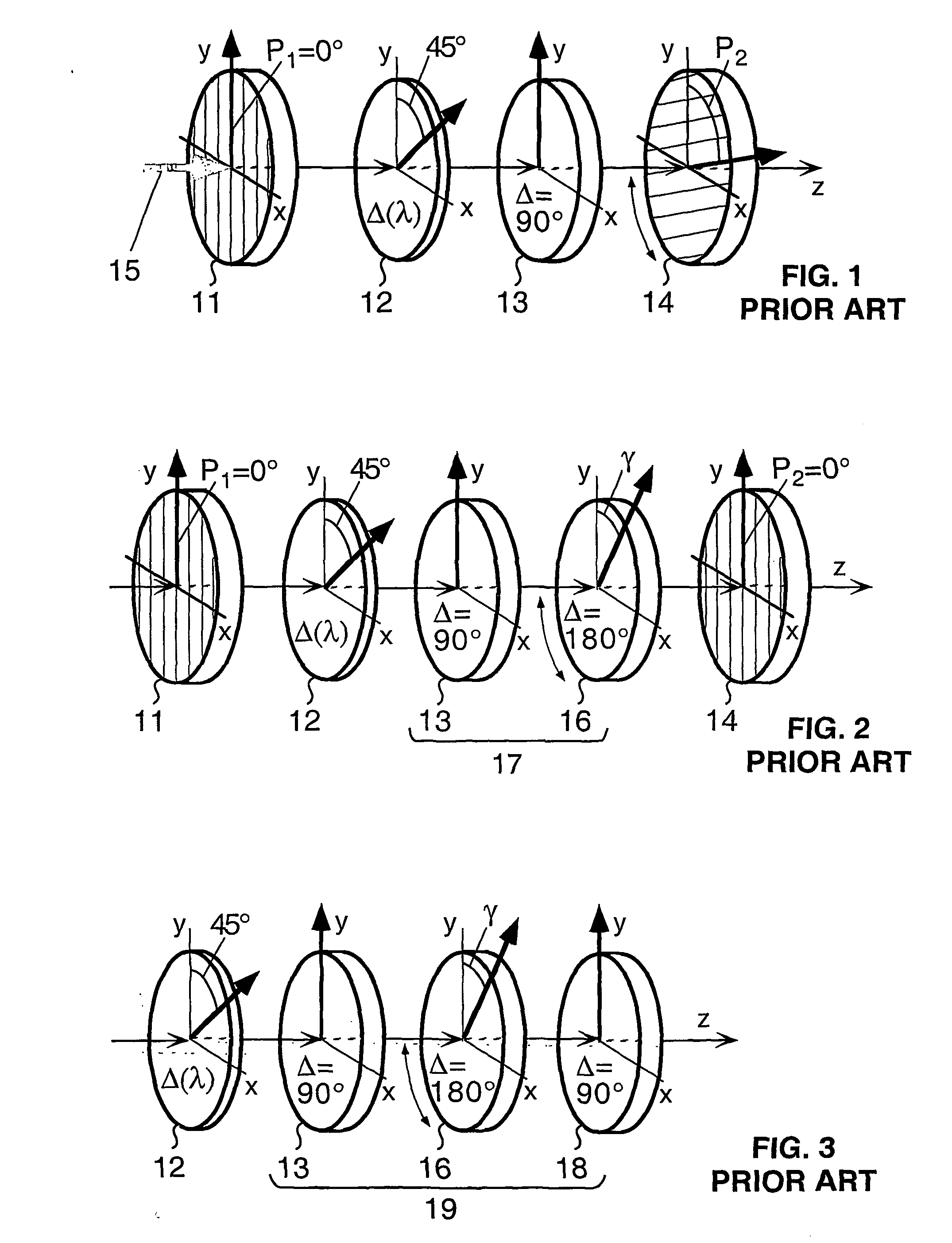 Device and method for an optical tunable polarization interface filter