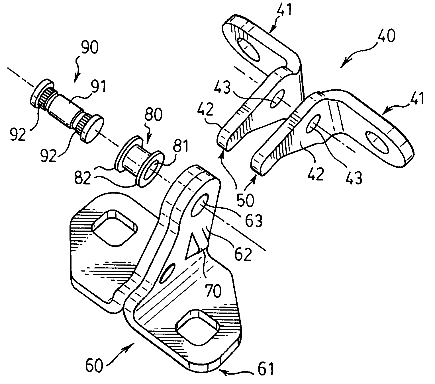 Multiple Piece Construction Automotive Door Hinge