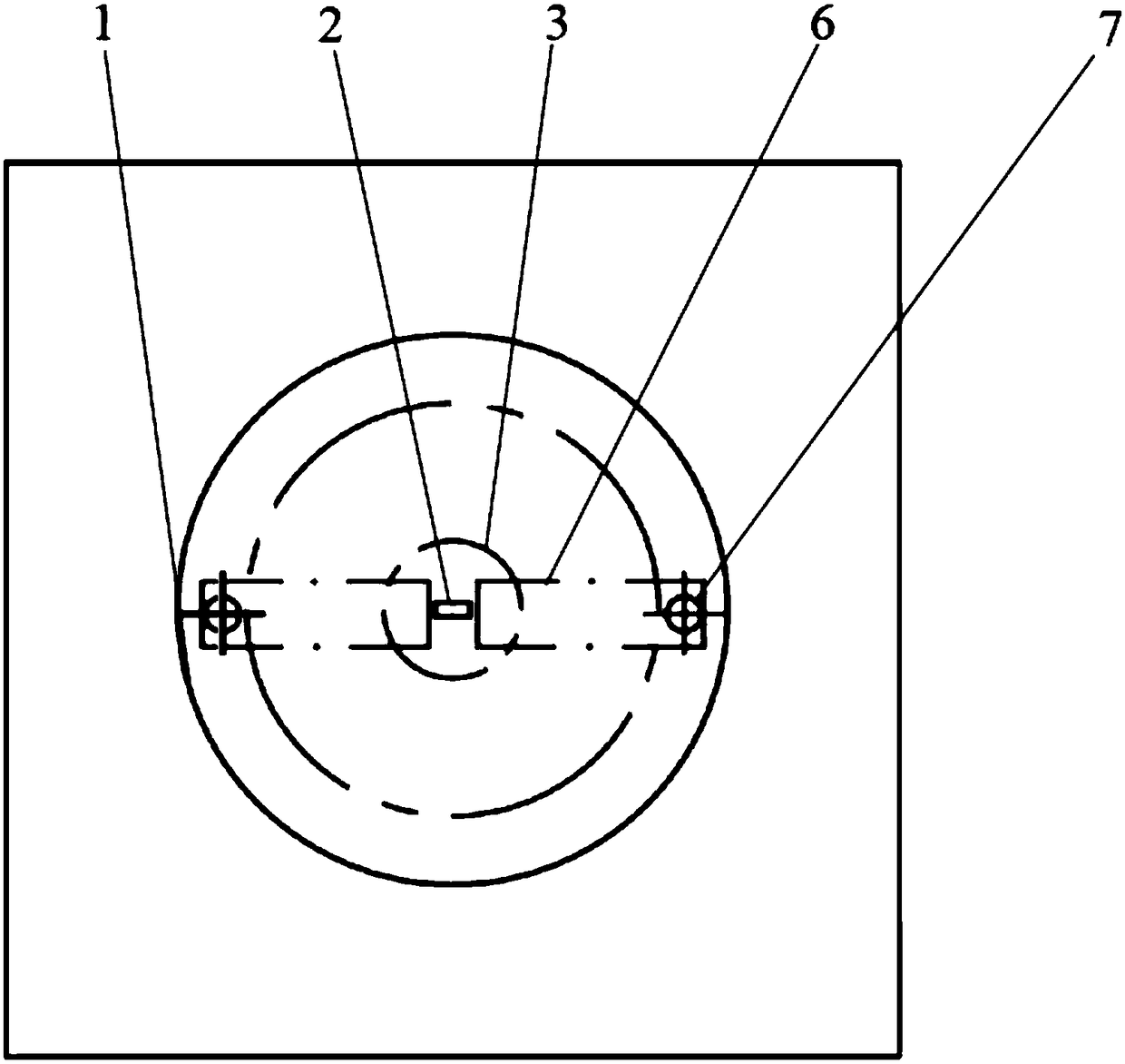 LED quantum dot light emitting device and packaging method thereof