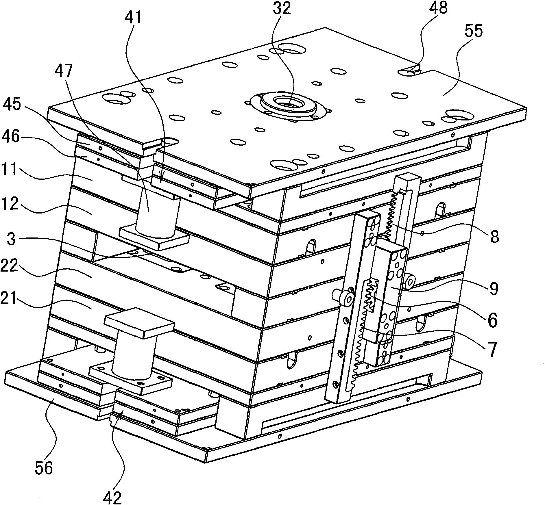 Double-layer injection mold