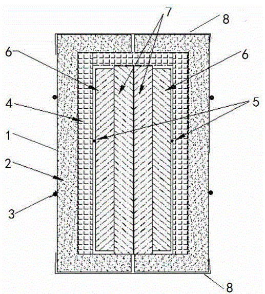 Copper bus electric heating device and use method thereof