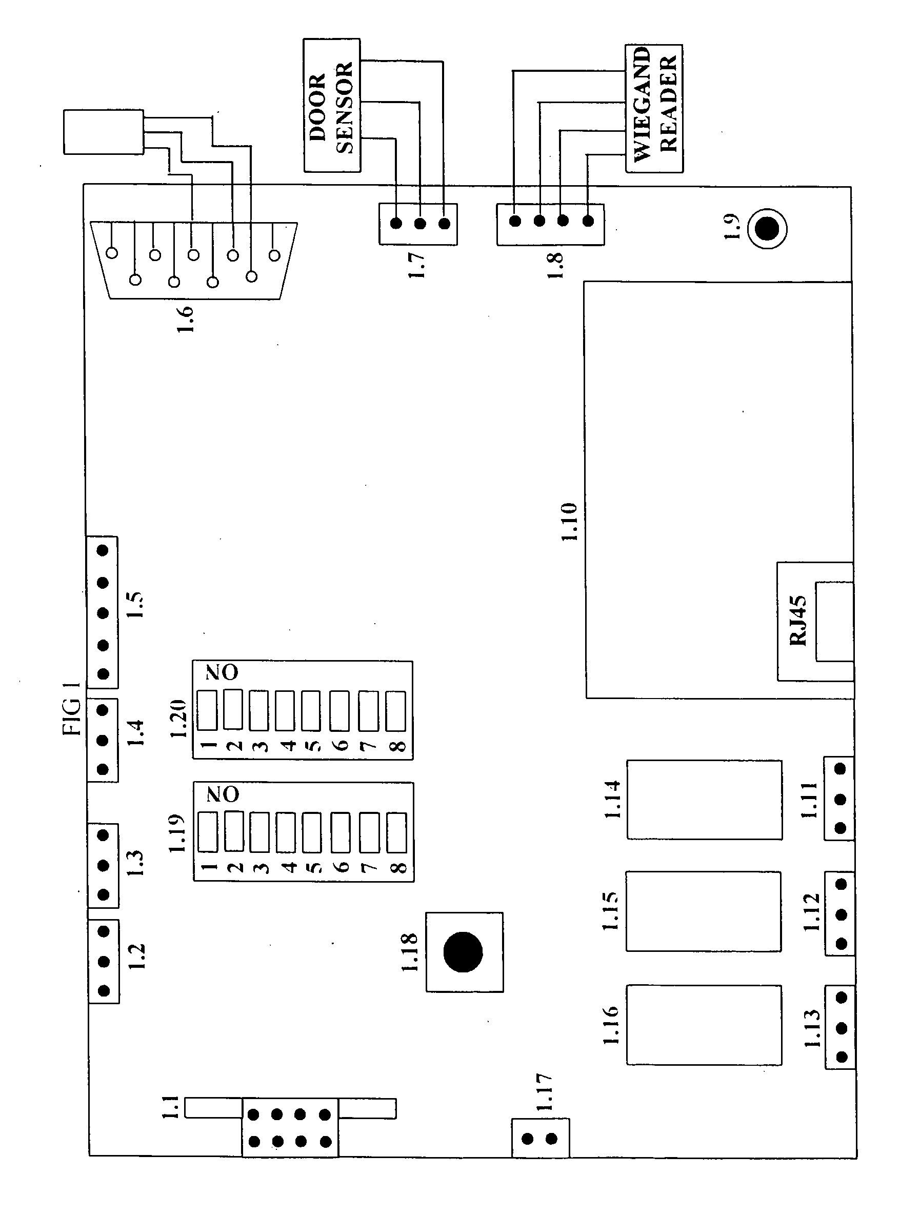 A software controlled access control door controller