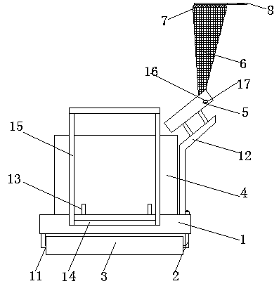 Pitaya picking device for planting industry