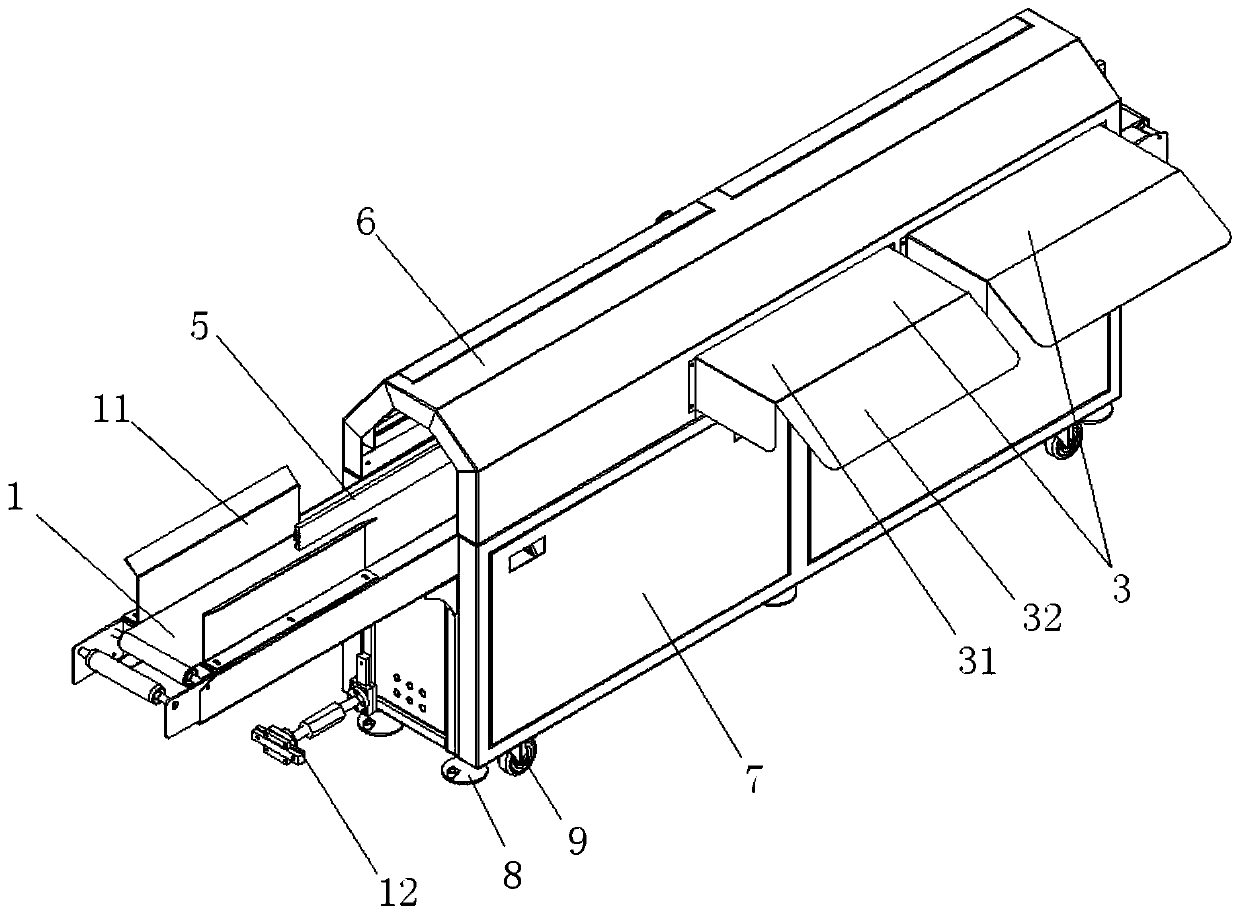 High-speed pneumatic sorting and recycling device for plastic bottles