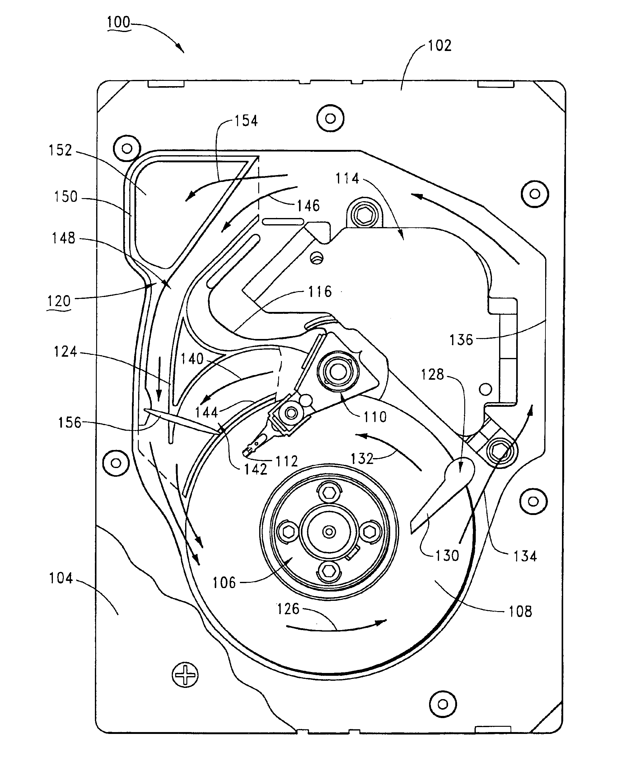 Plenum assembly which filters multiple fluidic current channels using a single recirculation filter