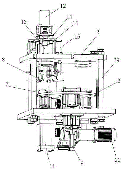 Three-station argon welding machine for motor stator