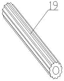 Device for cleaning construction reserved hole