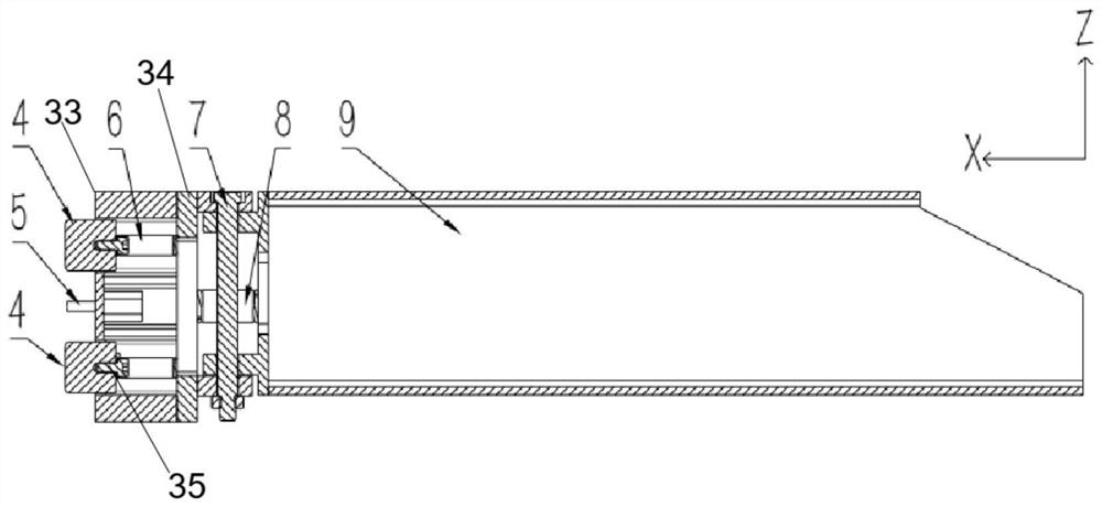 Adjustable flexible butt joint charging device and butt joint method thereof