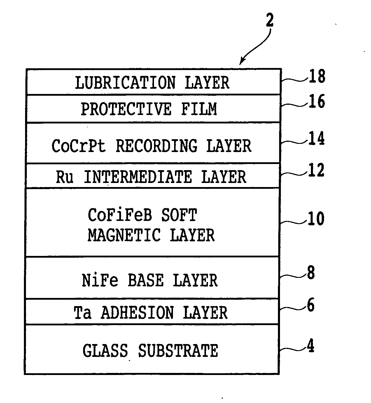 Perpendicular magnetic recording medium