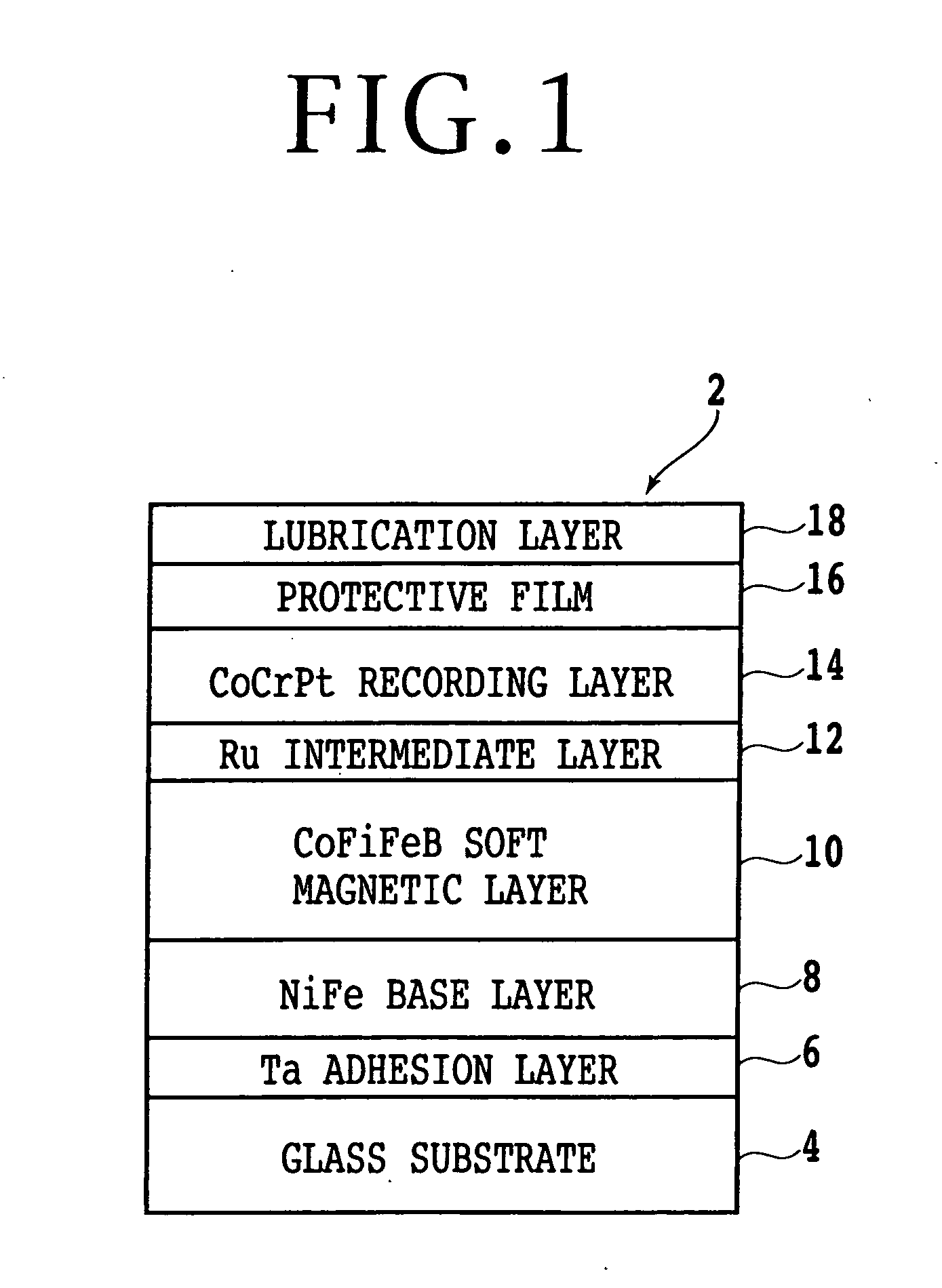 Perpendicular magnetic recording medium