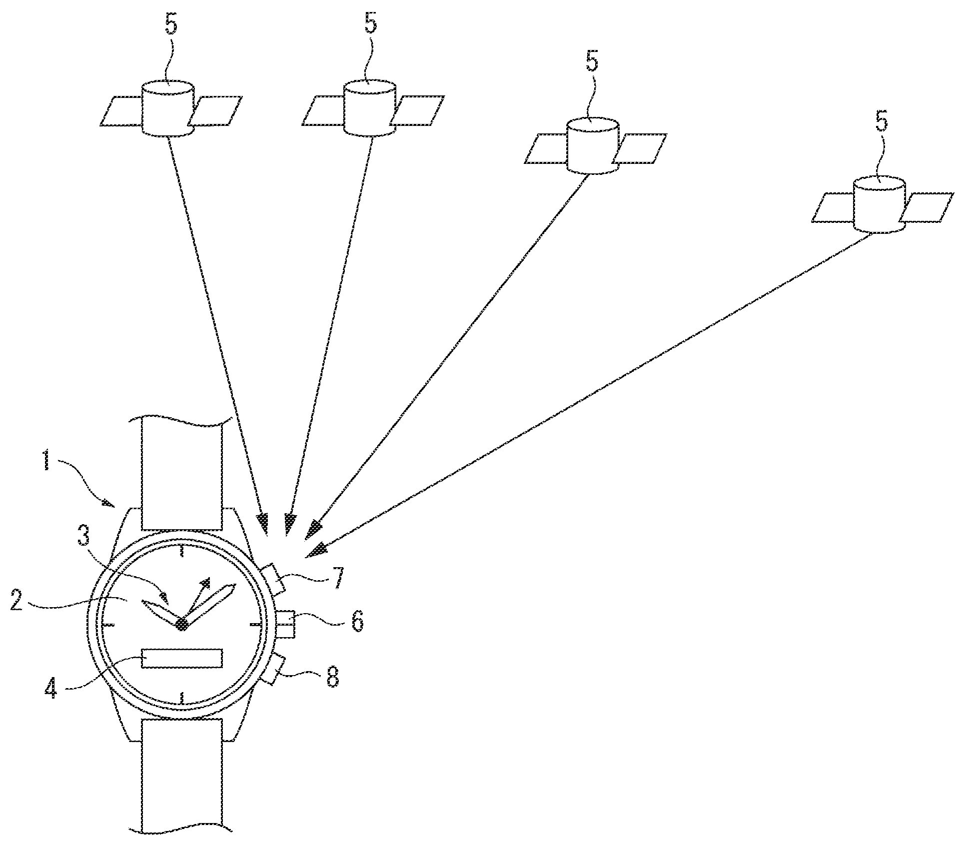 Electronic Timepiece and Control Method for an Electronic Timepiece