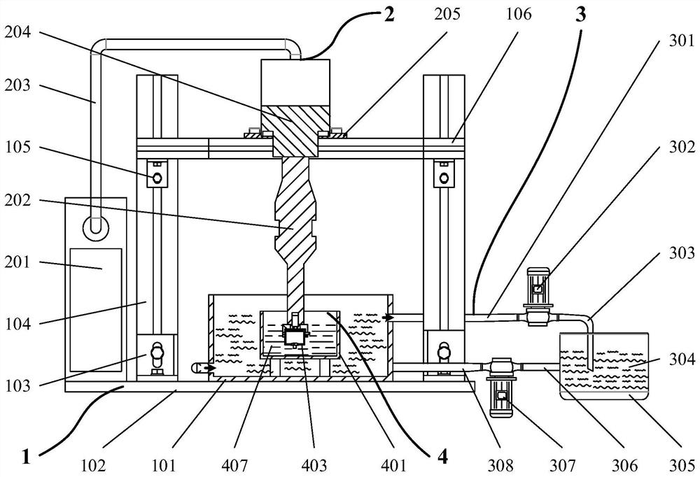 Method and device for modifying surfaces of inner wall and outer wall of cavity based on ultrasonic cavitation