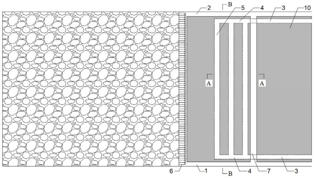 Extra-thick coal seam top coal caving working face roadway arrangement method