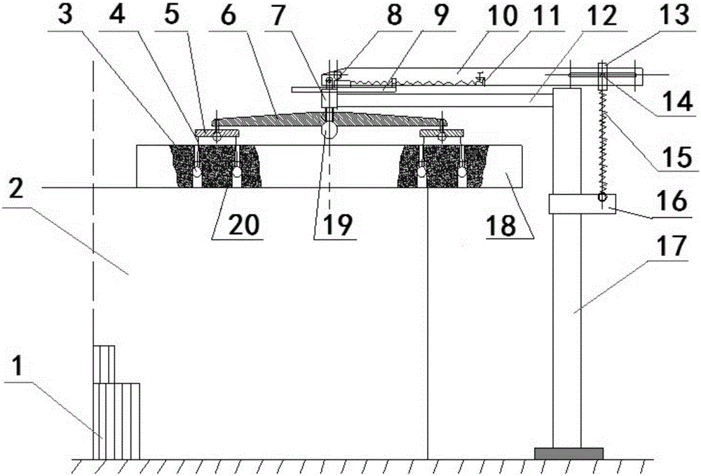 Calibration plate unloading and transferring device for large ring polishing machine