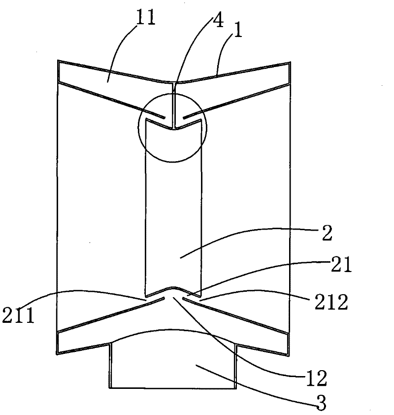 Nozzle of bladeless fan