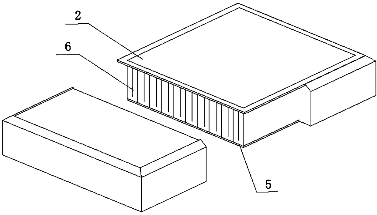 Vertical chip capacitor and manufacturing process thereof