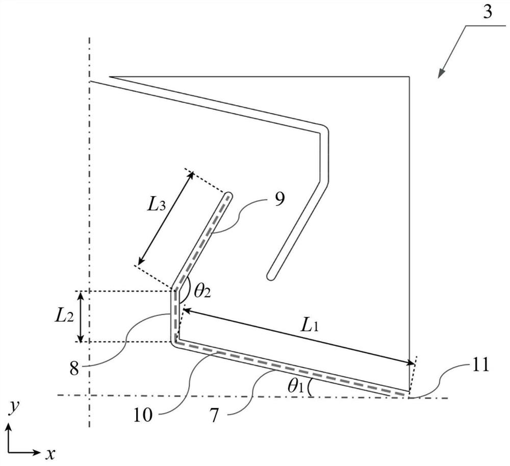 A kirigami metamaterial with adjustable auxetic properties under large stretch and its design method