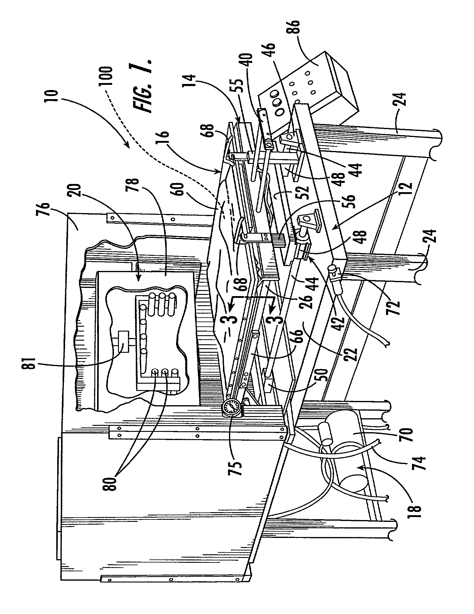 Apparatus with multi-directional radiation emitters for printing a dye image onto a three dimensional object