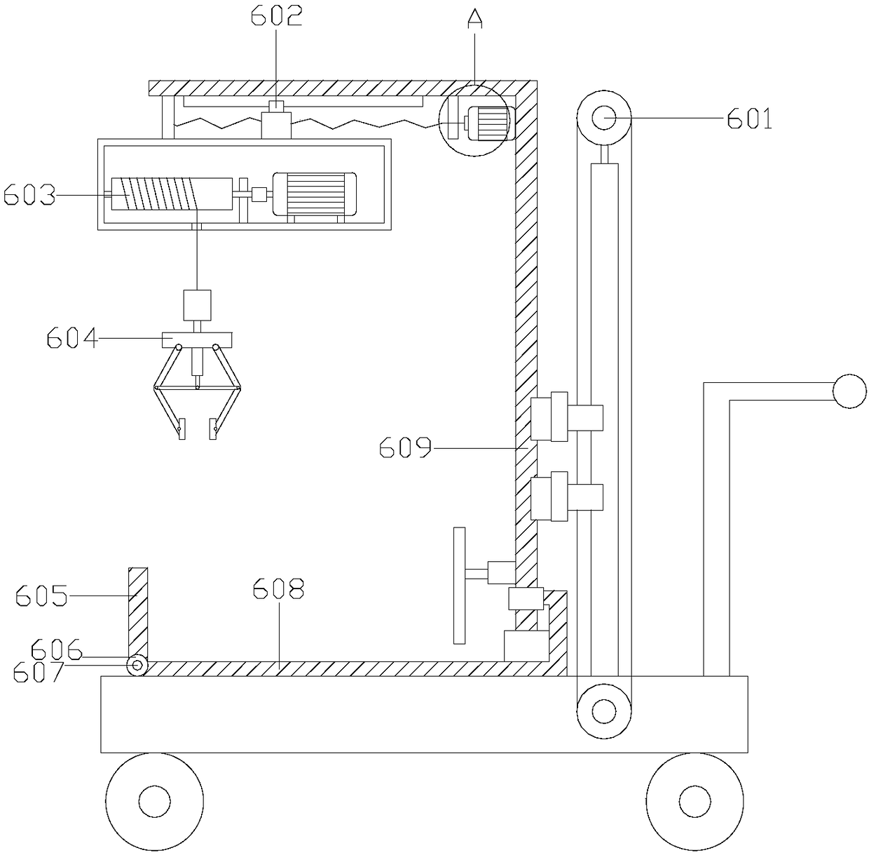 Household electrical appliance carrying device