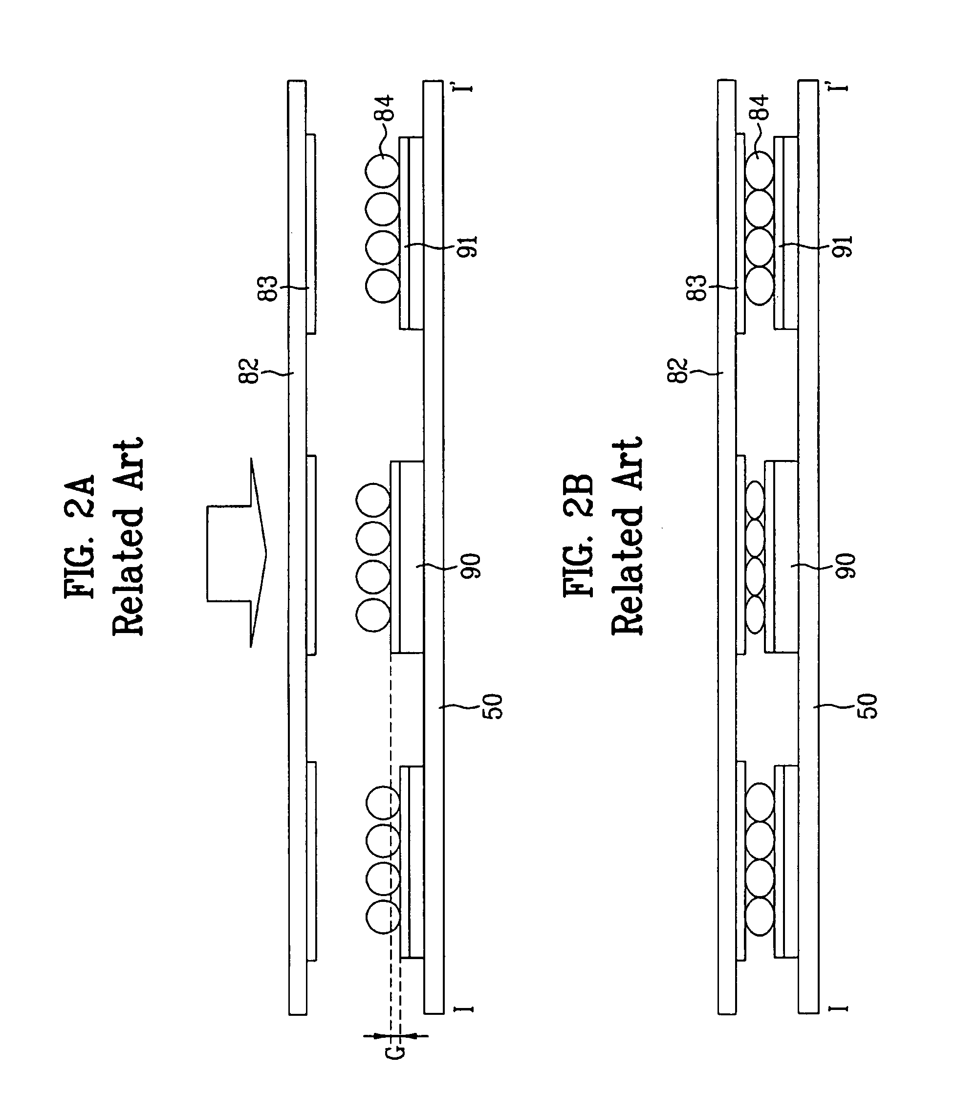 Chip on glass type liquid crystal display device and method for fabricating the same