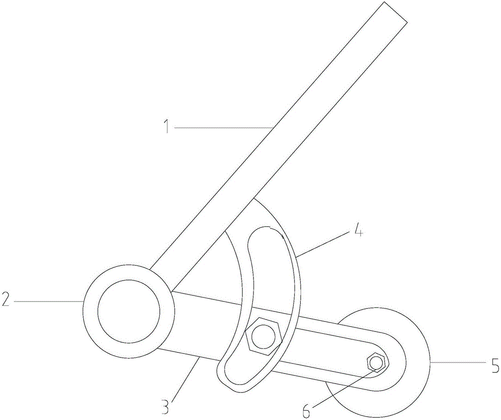 Supporting sliding wheel for pipeline conveying