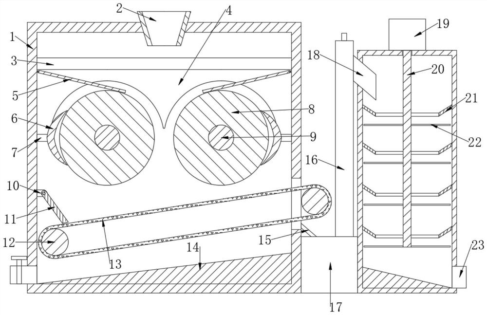 Oil product squeezing device for agricultural field