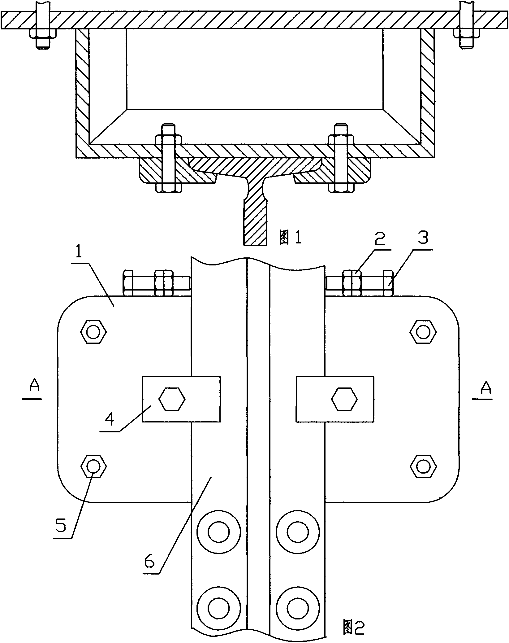 Fixing seat of elevator guide rail