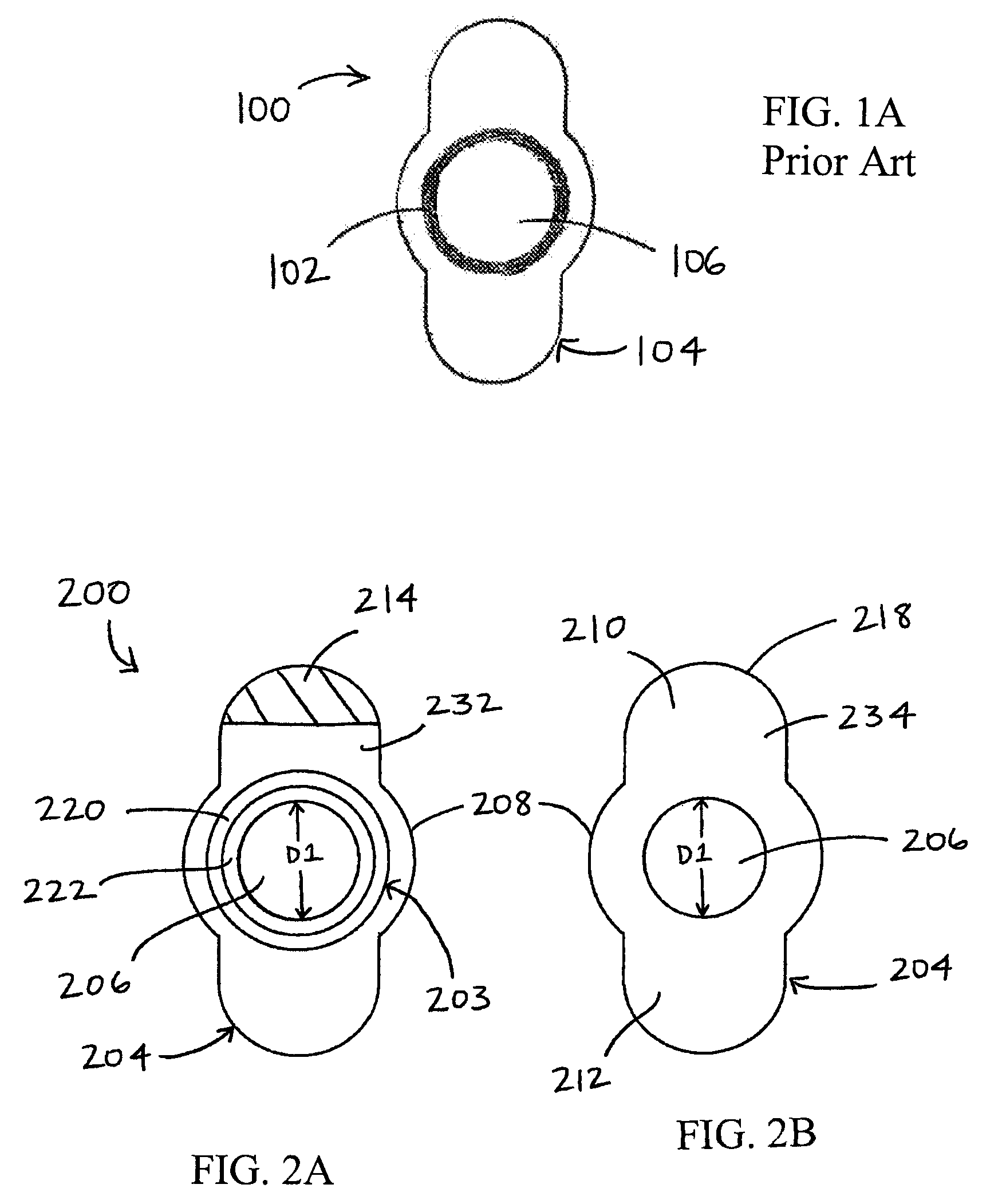 Multi-density skin marker