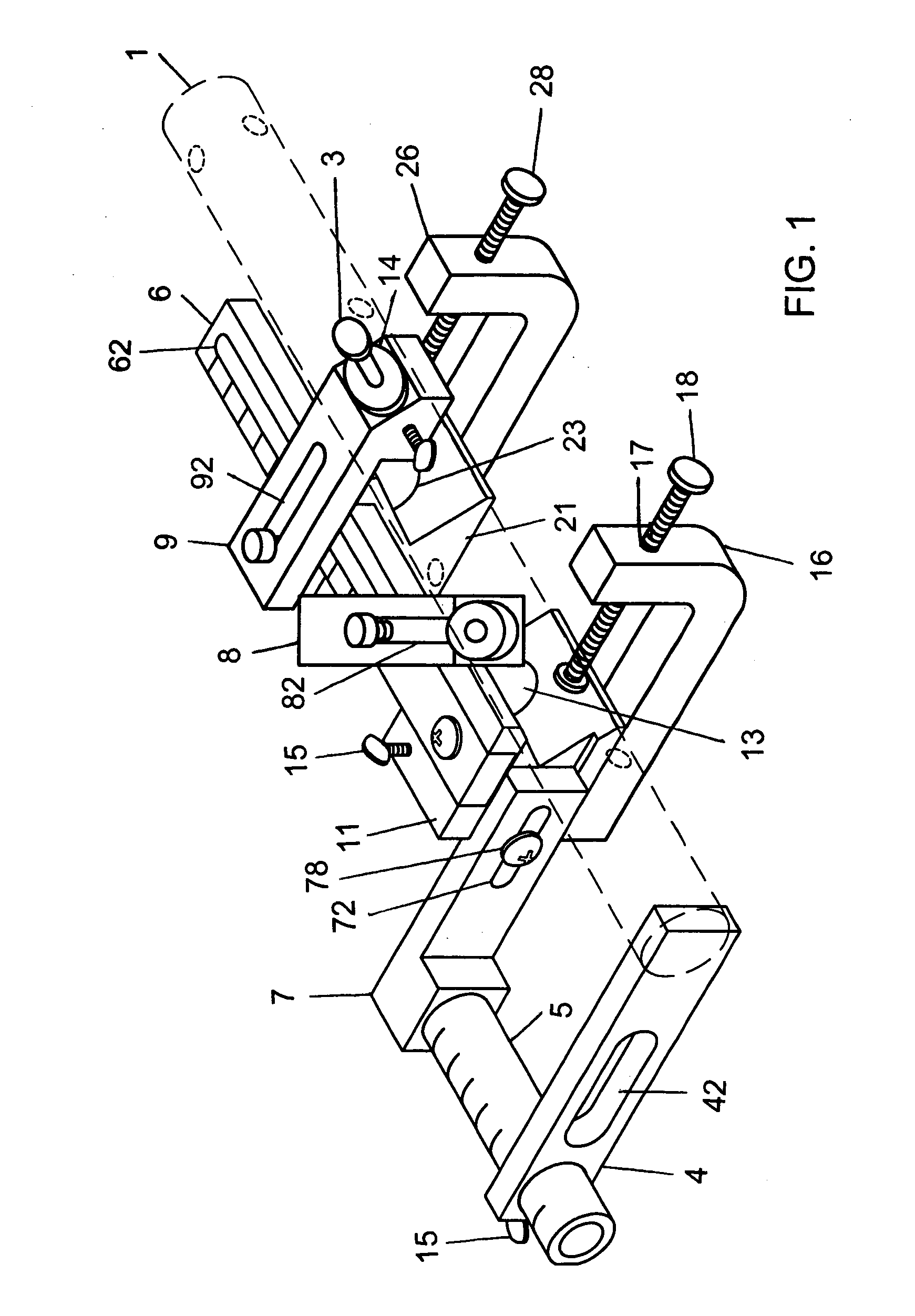 Fixturing device for drilling workpieces