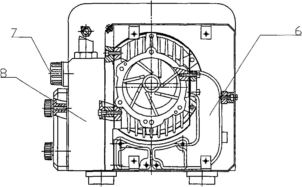 Self-lubricating vacuum pressure compound air pump