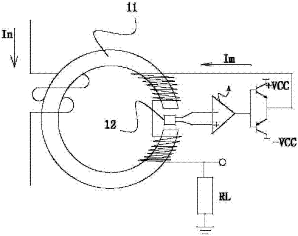 Closed loop current sensor