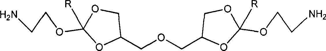 Synthesis method of cyclic orthoester monomer containing diamino