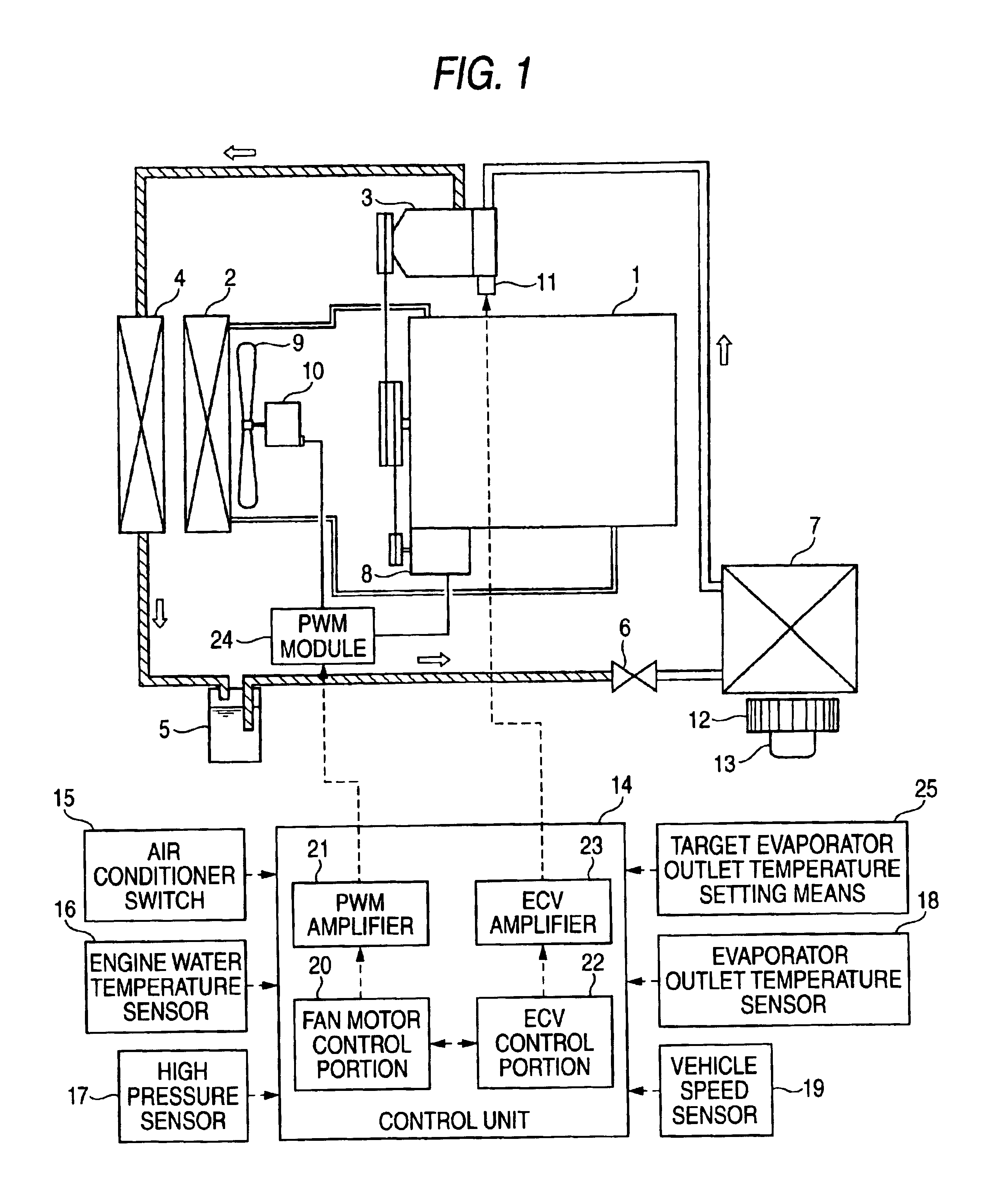 Vehicular air conditioning control apparatus