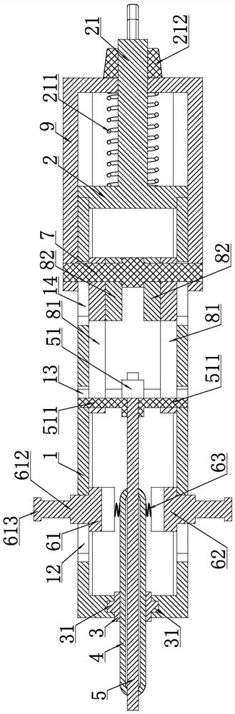 A telescopic test probe with integrated calibration device