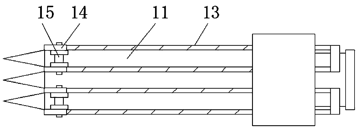 Circulating dredging type industrial wastewater treatment device and using method thereof