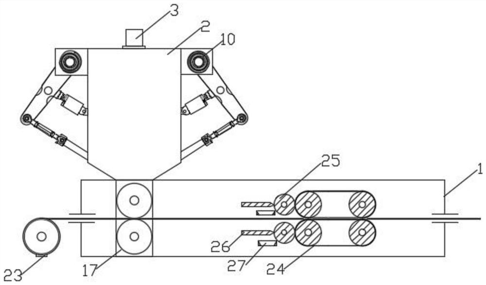 Production process of degradable packaging paper and production equipment