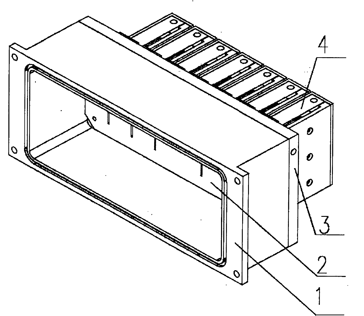 Faraday apparatus for angle measurement of parallel beam