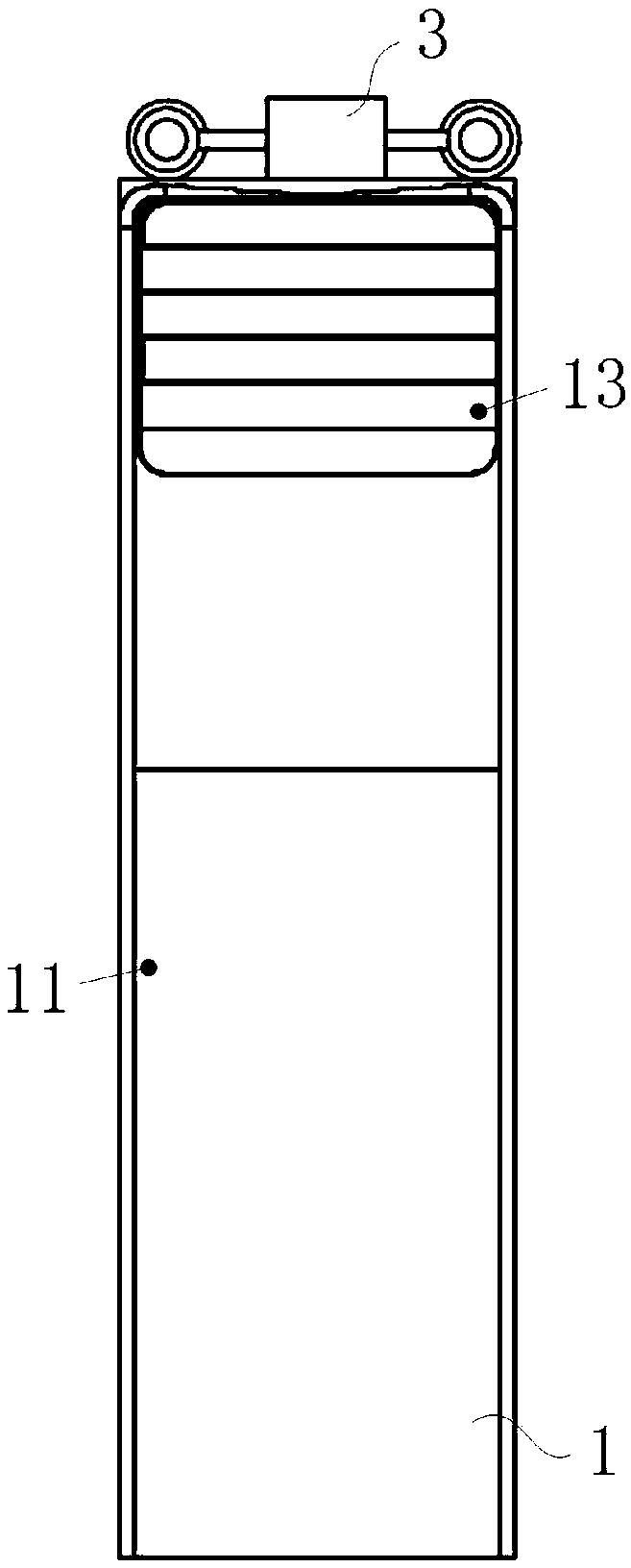 Fluidic device of cabinet air conditioner and cabinet air conditioner with fluidic device