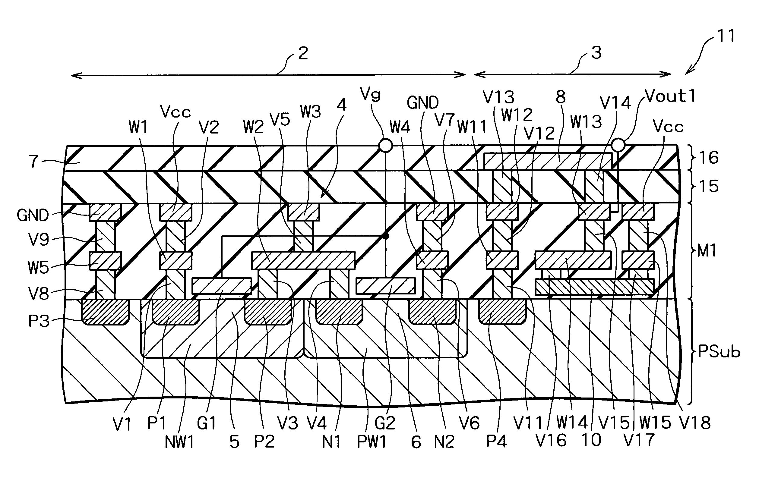 Integrated circuit device with temperature monitor members