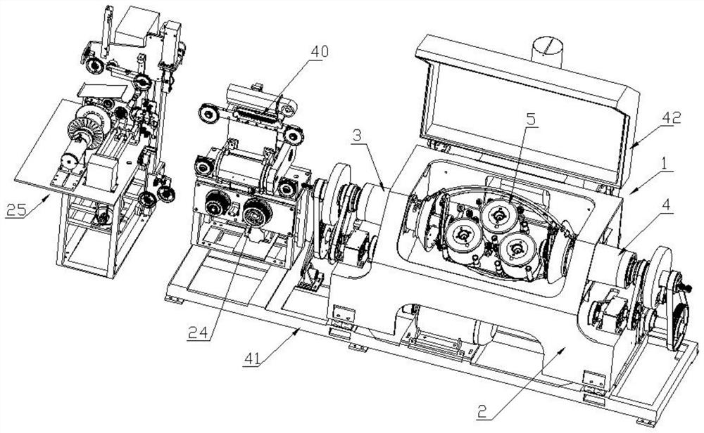 A kind of twisting method of high-efficiency two-for-one twisting ply machine