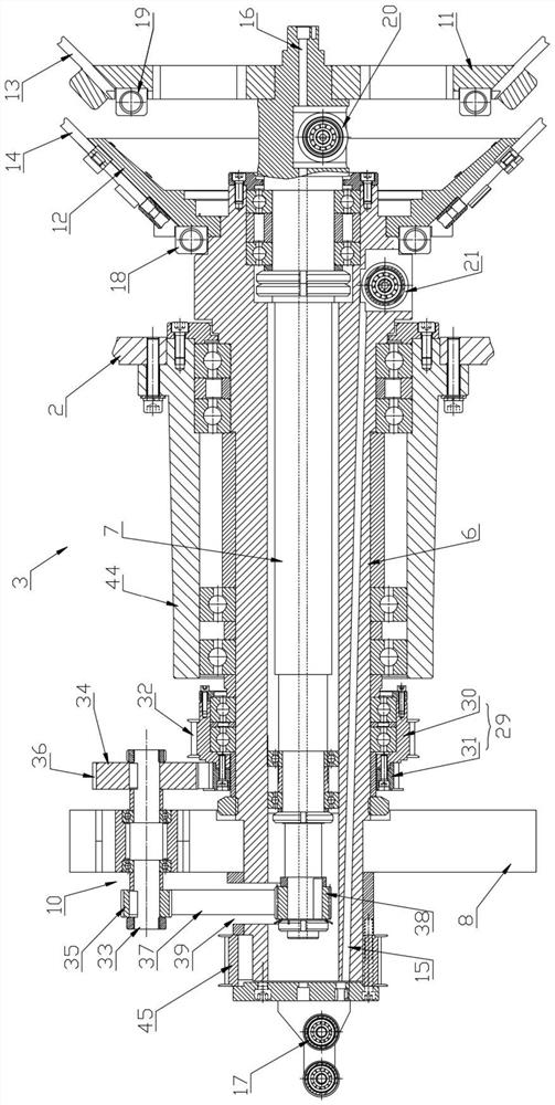 A kind of twisting method of high-efficiency two-for-one twisting ply machine