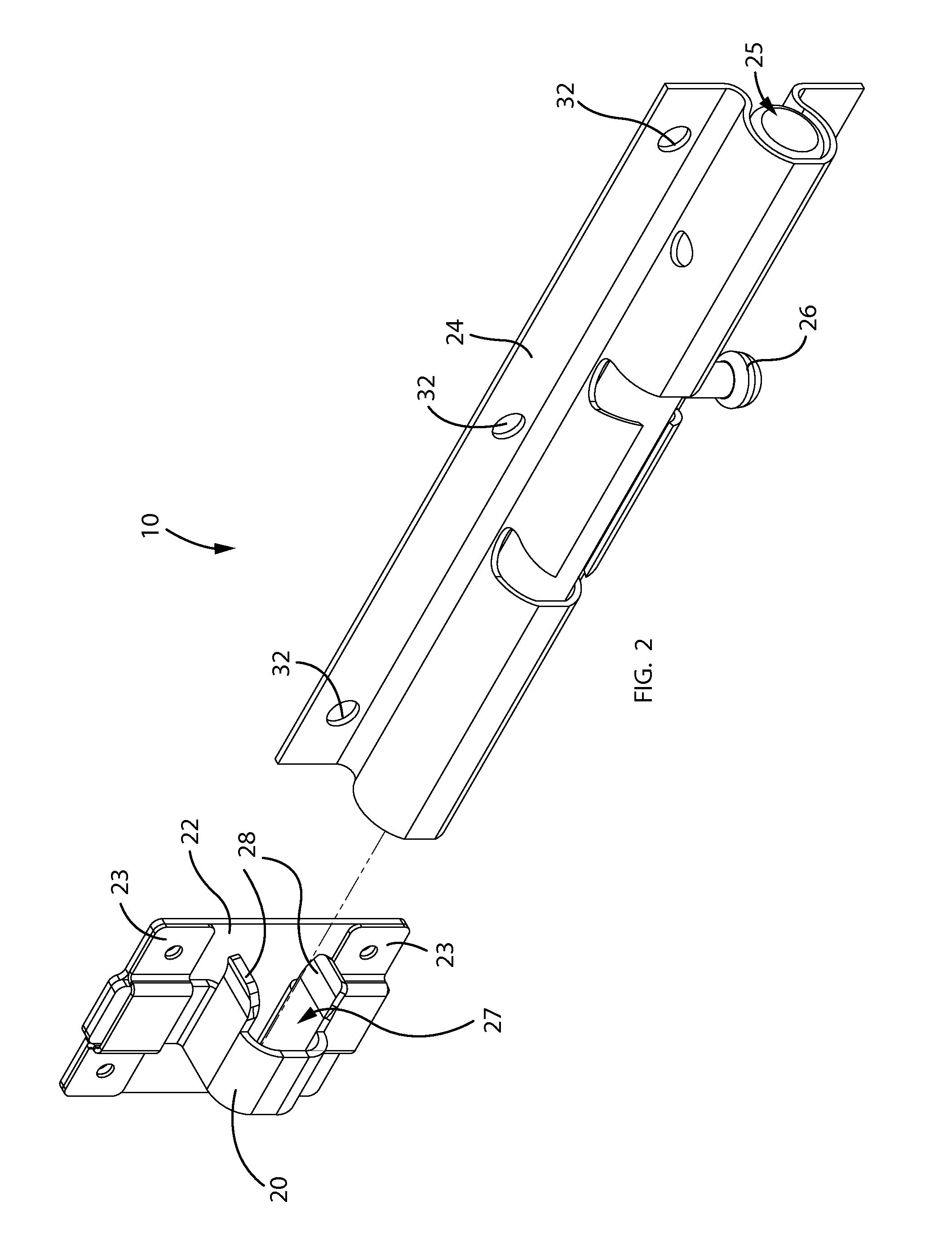 Adjustable door lock and associated method