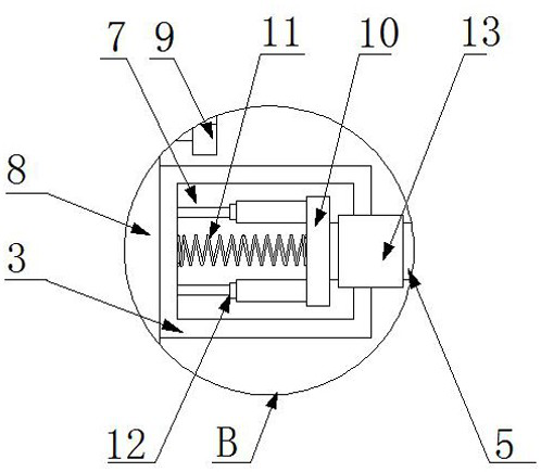 Novel automobile front combination lamp