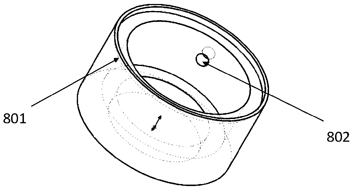 A pulsed abrasive flow polishing device and method