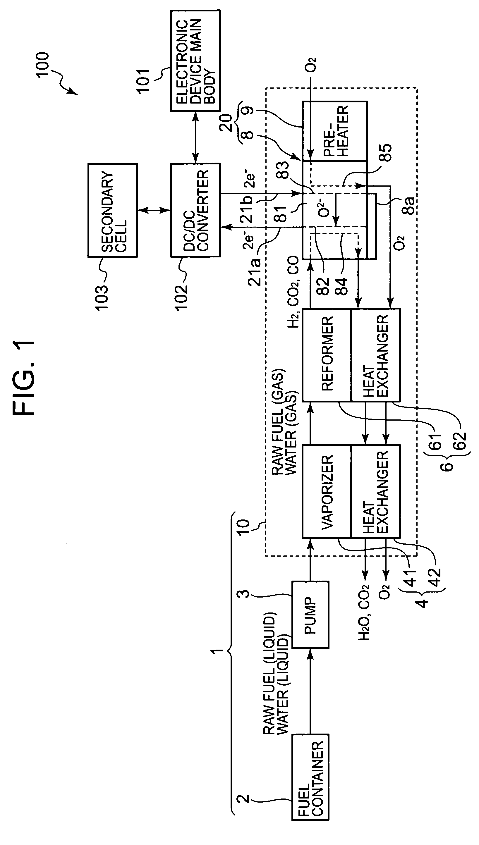 Reactor with electrical insulating film, fuel cell apparatus, electronic device and method of producing electrical insulating film