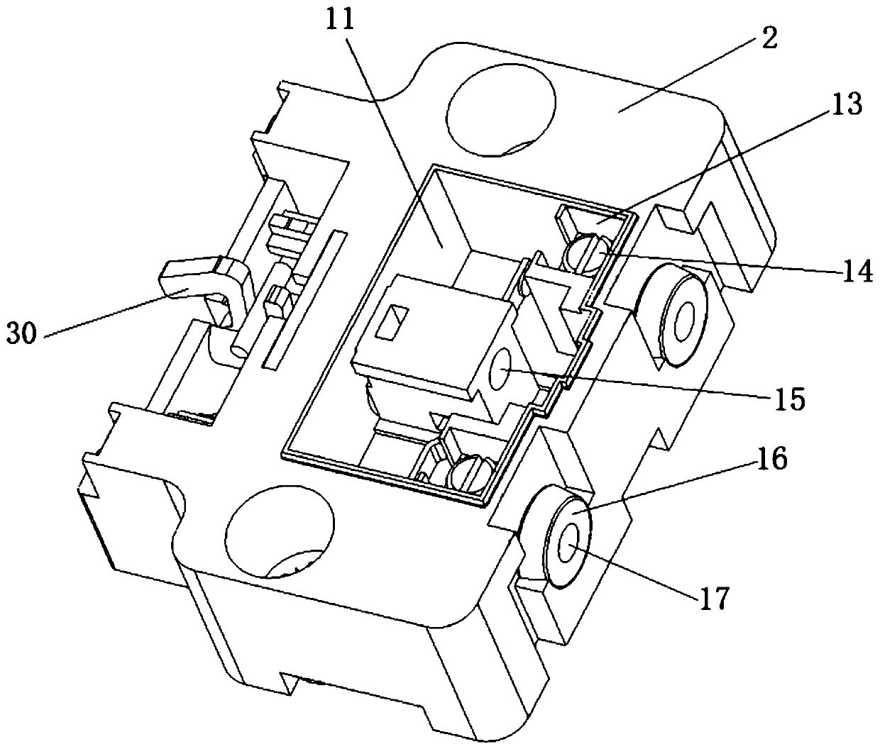 Contact switch for elevator safety door