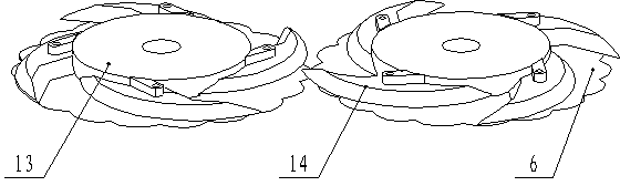 Ear-picking and straw-cutting unit body