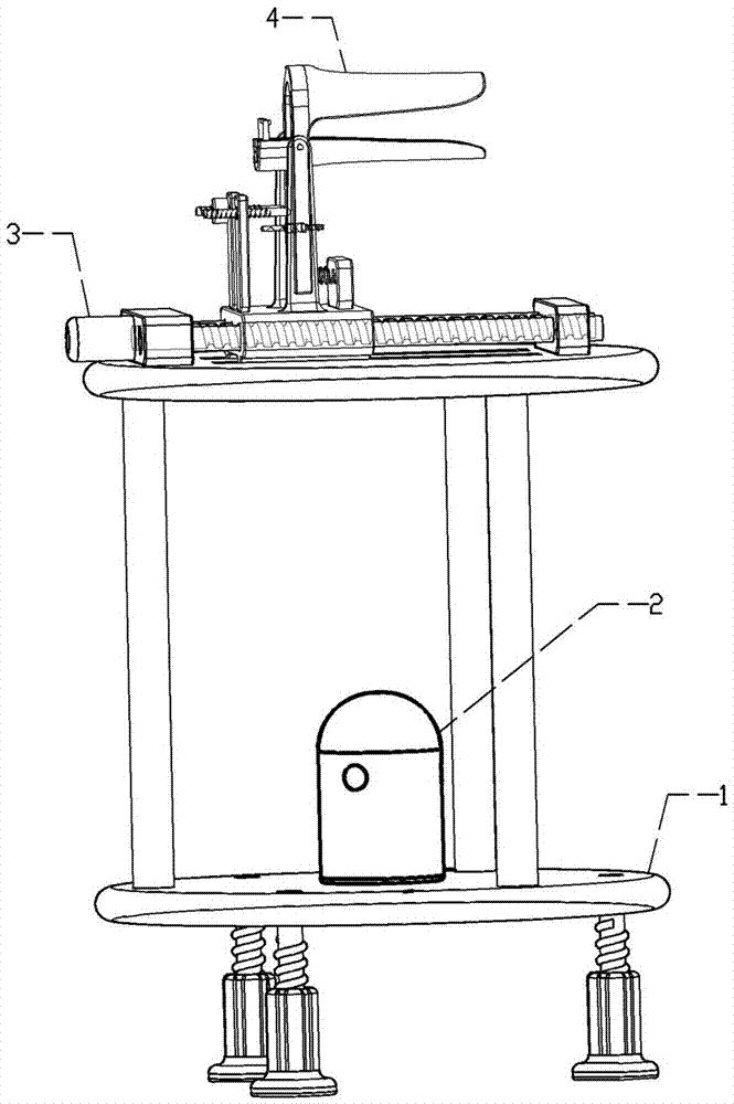 Automatically locating vaginal dilation apparatus for gynaecology operation